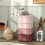 Four-Tier Kids Storage Boxes, with Four Drawers, Pink 4