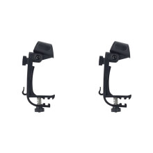 2X Snare Percussion Clip Black Drum Microphone Mic Rim Clamp Holder Drum Accessories