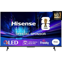 Hisense 50" 50E78QTUK PRO 144Hz QLED Smart AI TV - Hi-View AI Engine, 144Hz Game Mode PRO, Dolby Atmos, Quantum Dot Colour with Freely