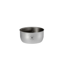 Trangia 27 Duossal 2.0 Casserole en Acier Inoxydable et Aluminium, 1L Noir