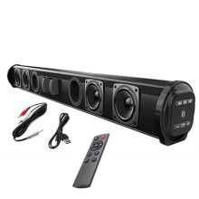 System di Altoparlanti Wireless con Barra Audio Altoparlante Audio Stereo Surround Wireless Cablato per Proiettore TV Home Theater