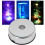 3X Display Turntable Base for Crystals Glass Art,LED Colored Rotating Crystal Display Base Stand with USB Cable 3