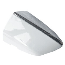 Front Left Door Handle Lock Key Cap Chrome 17A837879AGRU for MK7 2018-2024 Outside Handle Trim Cover White