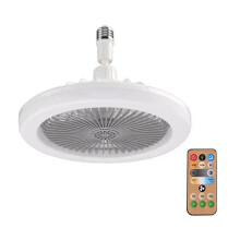 30W Aromatherapy Fan Light E27 Ceiling Fan Lamp 360Rotating Remote Control Tri Color Lighting LED Living Room