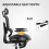 (Black, Mesh) Multi-Adjustable Mesh Office Chair - Black 5