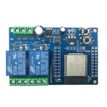 Dual-Channel WIFI Relay Module ESP32-WROOM Development Board Secondary Development DC5-60V Power Supply