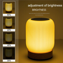 Lampe de Chevet Tactile Portable à Intensité Variable, 3 Températures de Couleur, Rechargeable, Idéale pour les Chambres à Coucher