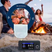 SI4732 Radio-Ontvanger 1,9 Inch IPS-Scherm AM/FM/LSB/USB/DAB Draagbare Kortegolfradio met Breedbandantenne