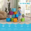 Homcom (Grey) HOMCOM 12 PCs Soft Play Blocks Soft Foam Toy 7
