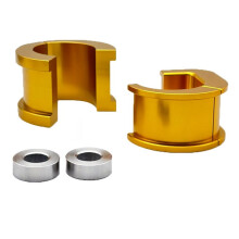 Aluminium Offset Steering Rack Solid Bushings for S13 180sx CNC Machined Performance Upgrade