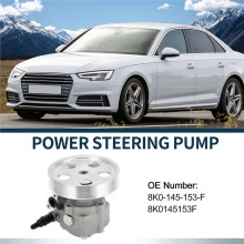 8K0-145-153-F, 8K0145153F Power Steering Pump W/Pulley for A4 2009-2012 A5 2.0L 2010-2012