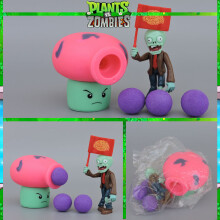 (Mushroomshooter)Plants Vs Action Figure Cartoon Model Toy Decoration Doll Children Gift Ornament