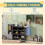 Toy Storage Unit with 8 Removable Bins, Storage Shelves, Cabinet, Grey 7