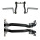 4pcs/Set Headlight Level Adjustment Rod Link for  GLS X166 ML W166 GLE W292 A1663200132 A1663200932 A1663201032 8