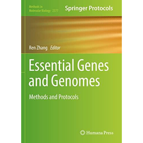 Essential Genes and Genomes Methods and Protocols Paperback Book