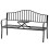 Metal Bench W/Table,  160Lx53Wx95H cm 2