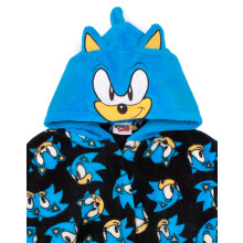 (7-8 Years) Sonic the Hedgehog Bathrobe (Boys Blue)