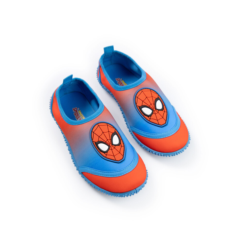 Marvel (6 Uk Child) Spiderman Aqua Shoes (Boys Red)