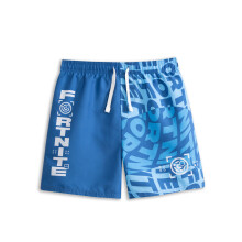 (13-14 Years) Fortnite Swim Shorts (Boys Blue)