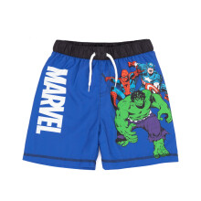 (5-6 Years) Marvel Avengers Swim Shorts (Boys Blue)