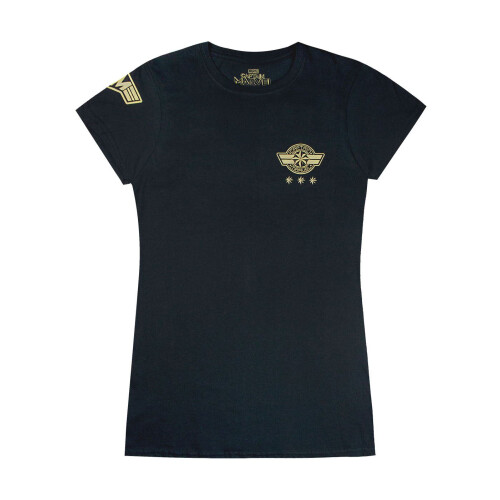 Marvel (Small) Marvel Short Sleeved T-Shirt (Womens Black)