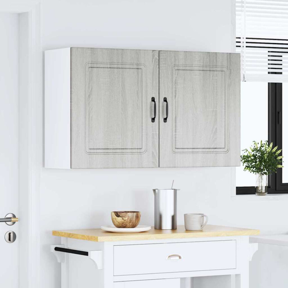 Vidaxl Kitchen Wall Cabinets 2 Pcs Kalmar Grey Sonoma Engineered Wood 8721158419163