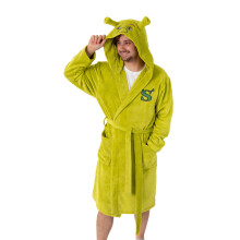(Small) Shrek Hooded Bathrobe (Unisex Green)
