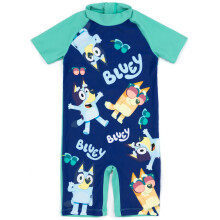 (4-5 Years) Bluey 1 Piece Surf Suit (Boys Blue)