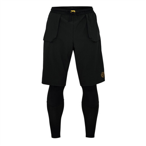 Skins (L, Black) Skins Mens Series-5 Performance Compression Shorts