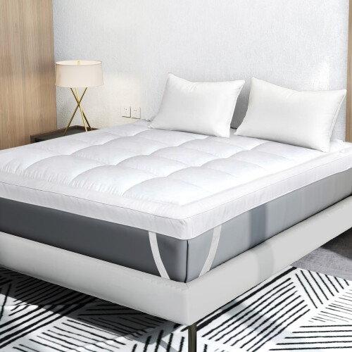 (190cm x 90cm / Single) Lavio Thick Mattress Topper Single Double King