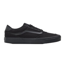 (10 UK, Black) Vans Mens Brooklyn Canvas Trainers