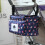 (Grey)Baby Stroller Hanging Bag Large Capacity Stroller Accessories Child Storage 8