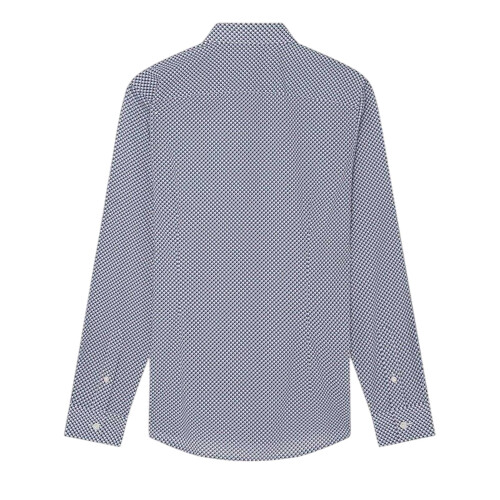 Ted Baker (L, Navy) Ted Baker Mens Geometric Pattern Shirt 1