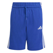 (9-10 Years, Ink/White) Adidas Childrens/Kids Essentials 3 Stripes Jersey Shorts