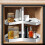 4 St Lazy Shelf Liner Circle Köksfoder Icke Vidhäftande Köksskåpsfoder Halkfria Halkfria Kylmattor 1