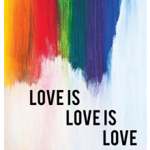 Love is Love Wedding Guest Book by Something Blue Guest Books Hardcove