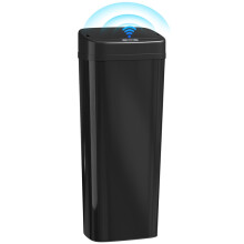 50L Stainless Steel Sensor Bin - Black
