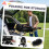 3-in-1 Foldable Dog Stroller with Carrier & Basket 7