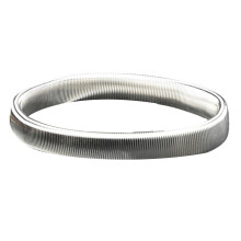 Farfi Manchetarmbånd Skridsikker Holder Ærmet På Plads Metal Meget Elastisk Armærme Strømpeholder Tilbehør (Sølv)