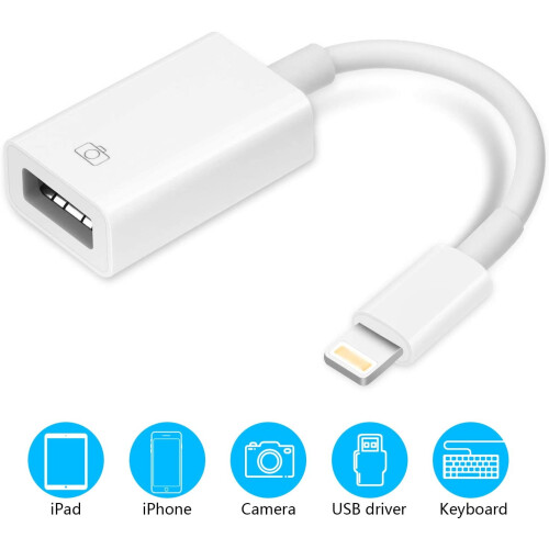 Καλώδιο OTG προσαρμογέα κάμερας USB Simyoung συμβατό με iPhone/iPad, θηλυκό USB για αναγνώστη