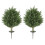 60cm Artificial Cypress Tree Set of 2, UV Resistant 1