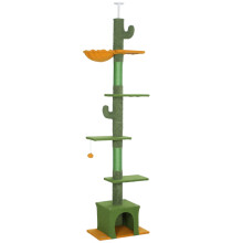 Adjustable Floor-to-Ceiling Cat Tree (230–275cm)