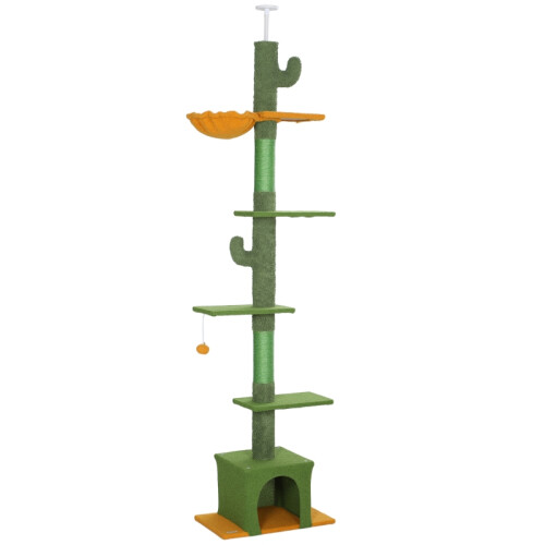 Adjustable Floor-to-Ceiling Cat Tree (230–275cm)