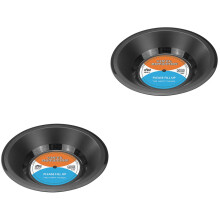 2 piezas de cuenco de vinilo para frutas, bandeja retro para joyas, discos, frutos secos, accesorio de cocina vintage para servir aperitivos