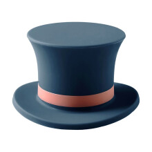 Bouchon de vin Poaug en silicone, bouchon créatif en forme de chapeau, bouchon de champagne, bouchon de fermeture de bouteille en promotion, bleu