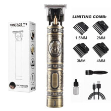 LCD-skärm T9Elektrisk rakapparat 0 mm hårtrimmer Hushållsapparater Resebarberare Rakapparater Herrrakapparat Trimmer Man Buddha-huvud
