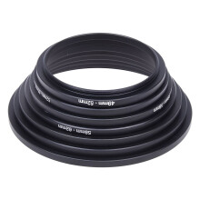 Scagaire Lionsa Ceamara Miotail 49mm52mm55mm58mm62mm67mm72mm77mm Fáinní Céimnithe Suas Tacar Gléasta Oiriúntóra do Chochall Lionsa