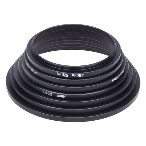 49mm52mm55mm58mm62mm67mm72mm77mm Μεταλλικό φίλτρο φακού κάμερας Δακτύλιοι ανύψωσης προσαρμογέα