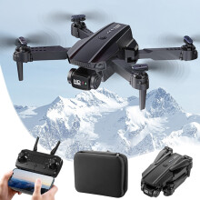 GBSELL Drones voor kinderen van 8-12 jaar, FPV-drone met 1080p-camera, wifi-quadcopter, headless-modus, follow-me-functie, hoogtebehoud, speelgoed en