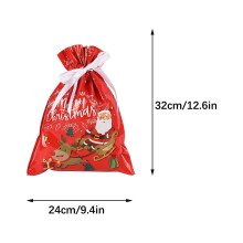 Offerte di Natale Gnobogi Decorazione natalizia Sacchetto per caramelle con coulisse (24*32 cm) in offerta